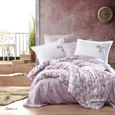 Lenjerie de pat satin clasy king size (olava v1)